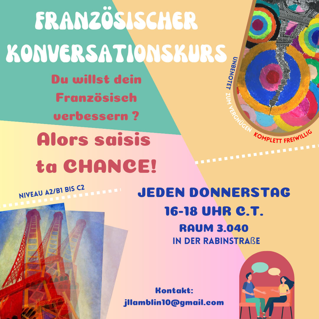 Französischer Konversationskurs Sommersemester 2024