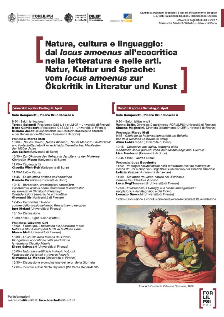 Giornate Italo-Tedesche/Deutsch-Italienische Tagung, 5-6 aprile 2024