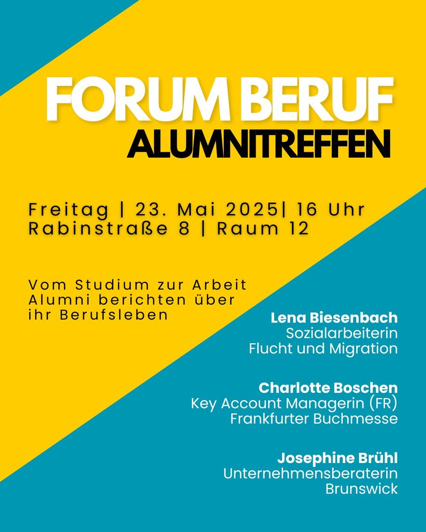 Forum Beruf und Alumnitreffen der DFS 2025
