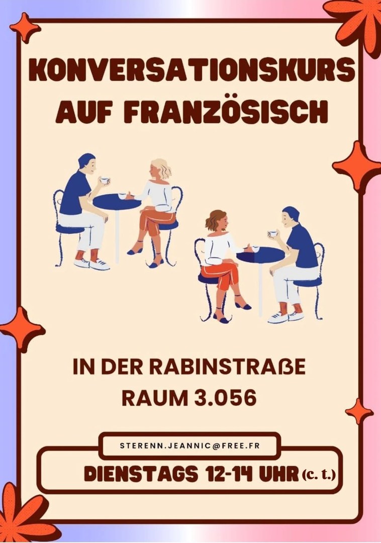 Französischer Konversationskurs Sommersemester 2025
