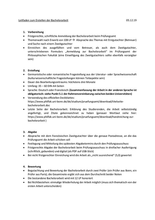 DFS Leitfaden B.A.-Arbeit (dt.)